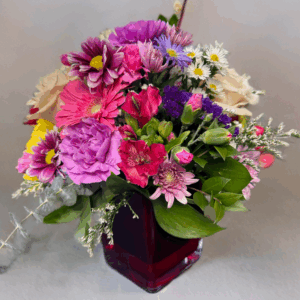 Radiant Rainbow Bloom Bouquet