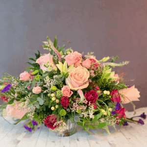 Serene Pink Rose Arrangement