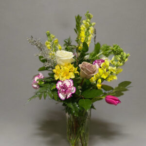 Artisan's Blush Floral Vase