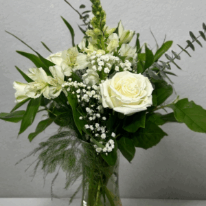Elegant White Serenity Bouquet