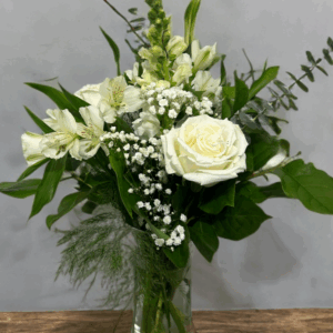 Elegant White Serenity Bouquet