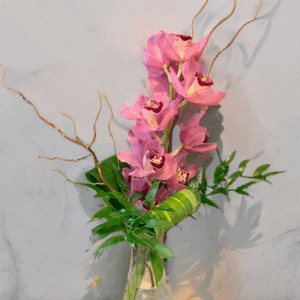 Elegant Pink Orchid Arrangement
