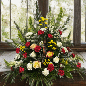 Elegant Mixed Floral Basket