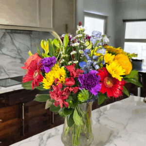 Rainbow Burst Bouquet