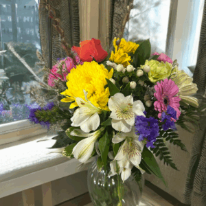 Elizabeth's Joyful Bloom Vase