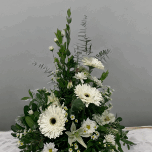 Elegant White Sympathy Arrangement