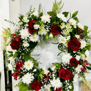 Rose & Chrysanthemum Remembrance Wreath