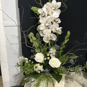 Timeless Sentiments Orchid & Rose Arrangement