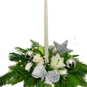 Winter Solstice Candlelight Centerpiece