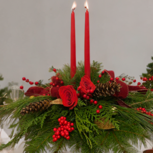 Crimson Noel Centerpiece